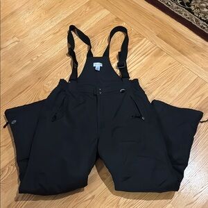 Men’s back bib snow pants with thermal lining